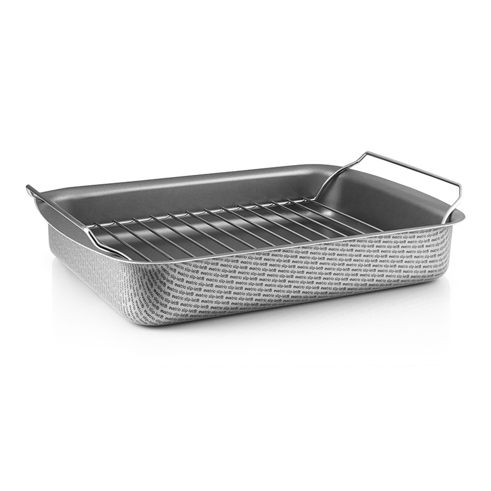 Жаровня с решеткой и антипригарным покрытием slip-let®, 35х25 см