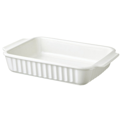 IKEA POETISK  (ИКЕА ПОЕТИСК)  -  Форма для запекания - кремовая 34x23 см