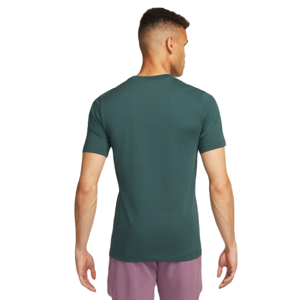 Мужская теннисная футболка Nike Dri-Fit Rafa Tennis T-Shirt - deep jungle