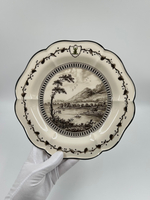 Тарелка Wedgwood «Зелёная лягушка» («View of Derwentwater»)