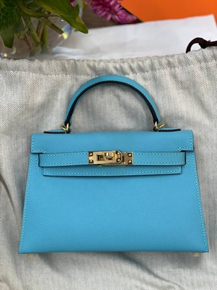 Сумка Hermes Kelly Mini Epsom ручной шов