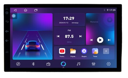 2DIN магнитола (экран 7") - Parafar PF002RNX на Android 13, Быстрая, CarPlay, 4G SIM-слот
