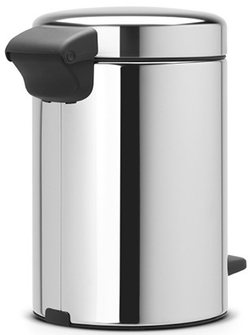 Ведро Brabantia NewIcon 3л стальной полированное сзади