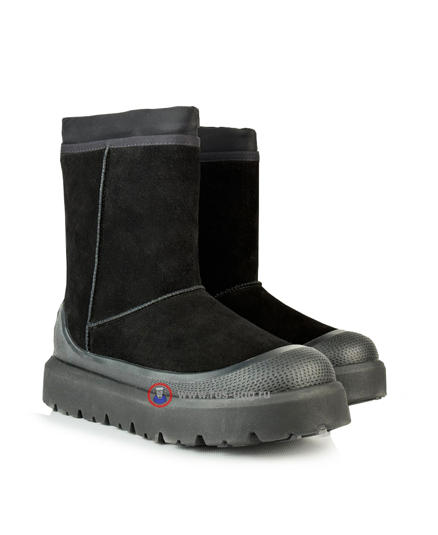 UGG MEN'S SHORT WEATHER HYBRID `Black