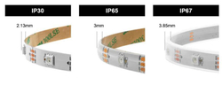 Адресная RGB лента WS2812B/IP67/144LB
