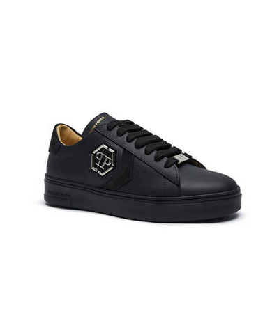 Кожаные кроссовки arrow force Philipp Plein - черный(MSC3998 PLE005N)