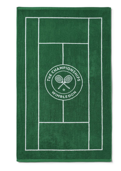 Теннисное полотенце Wimbledon Tennis Court Cotton Bath - green