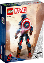 Конструктор Лего Марвел Фигурка Капитана Америки 76258 | LEGO Marvel Captain America Construction Figure 310 деталей 8+