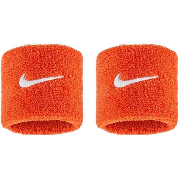 Напульсник теннисный Nike Swoosh 2P - team orange/white