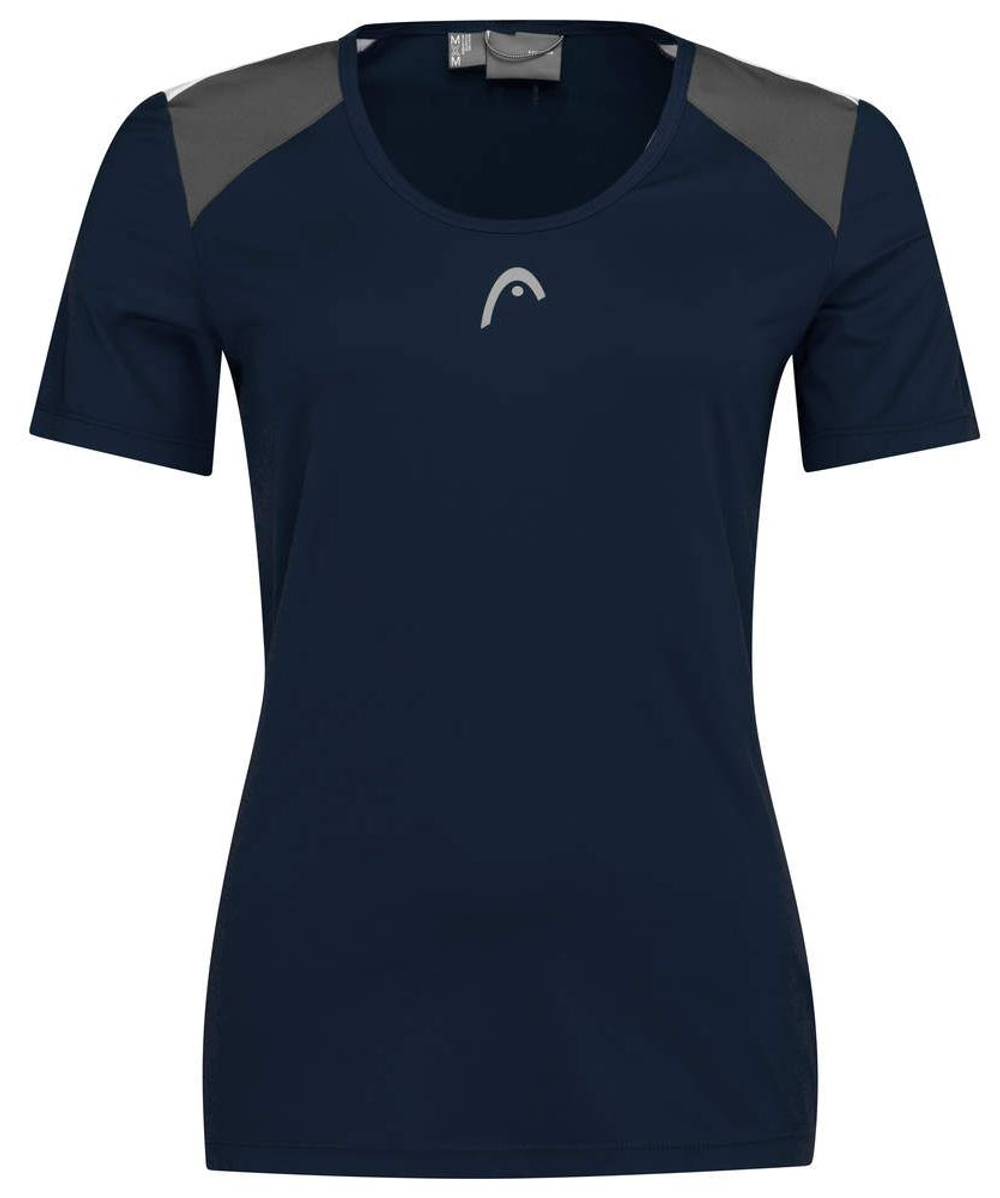Женская теннисная футболка Head Club 22 Tech W - dark blue