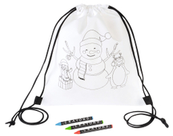 Мешок для раскрашивания COLOURFUL SNOWMAN