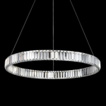 Citilux Чезаре CL338181 LED Люстра хрустальная с пультом Хром