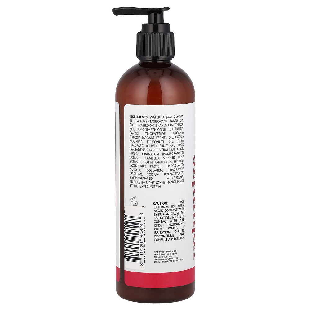artnaturals, Volumize, биотин и коллаген, несмываемый кондиционер, 355 мл (12 жидк. унц.)