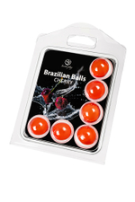 Массажное масло Secret Play Brazilian Balls вишня 6 шт