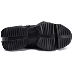 OGR MECHA Coutrue Mecha Fashion Apparel Collection Ankle Boots Unisex Black White