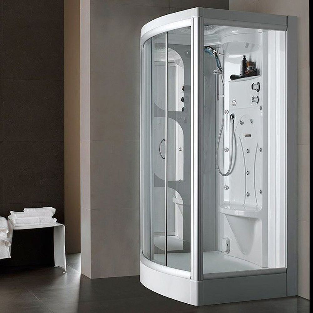 Душевая кабина Albatros PALACE EVOLUTION R108 1000x800/930x2200 пристенная с гидромассажем ABPBMSNCTBN0000