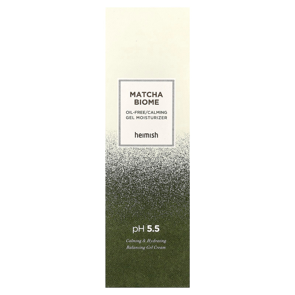 Heimish, Matcha Biome, успокаивающий увлажняющий гель, без масла, 100 мл (3,38 жидк. унции)