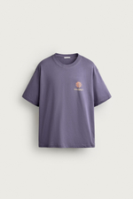 ФУТБОЛКА СВОБОДНОГО КРОЯ С КОНТРАСТНЫМ ПРИНТОМ — ZARA · 0495/332