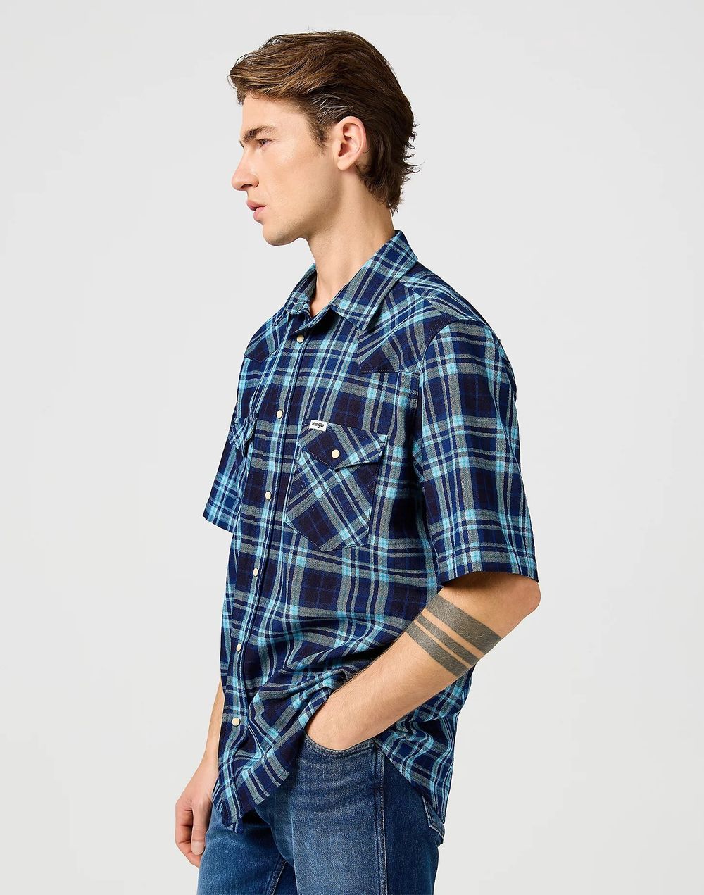 Рубашка мужская WRANGLER SS WESTERN SHIRT