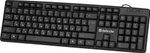 Проводная клавиатура Defender Element HB-520 RU 1.5м черная