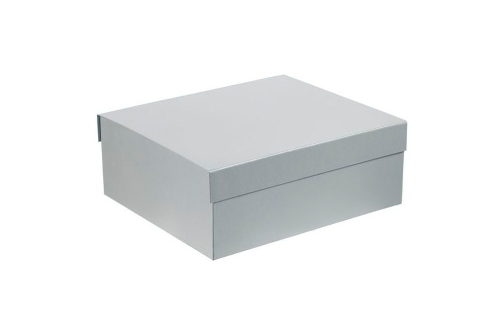 Коробка подарочная Май Варм Бокс (My Warm Box) 41x35,4x15,3см, серебристая Garda Decor