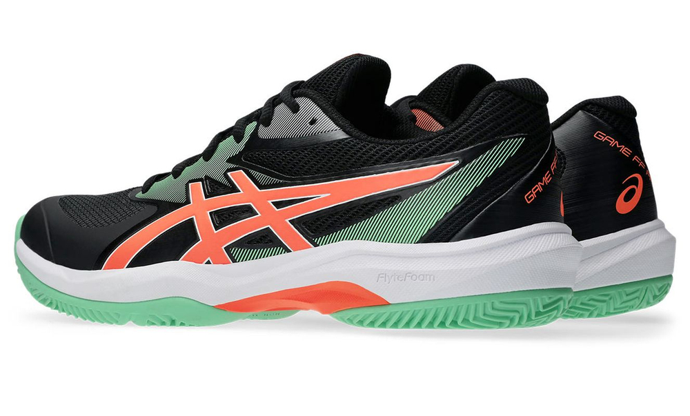 Мужские кроссовки для падела Asics Game FF Padel - black/vivid coral