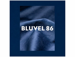 Стул SIGNAL MILA Velvet Bluvel 86 темно-синий/черный мат