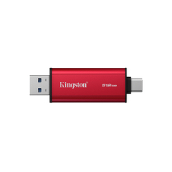 Внешний SSD диск Kingston 512GB Dual Portable Красный
