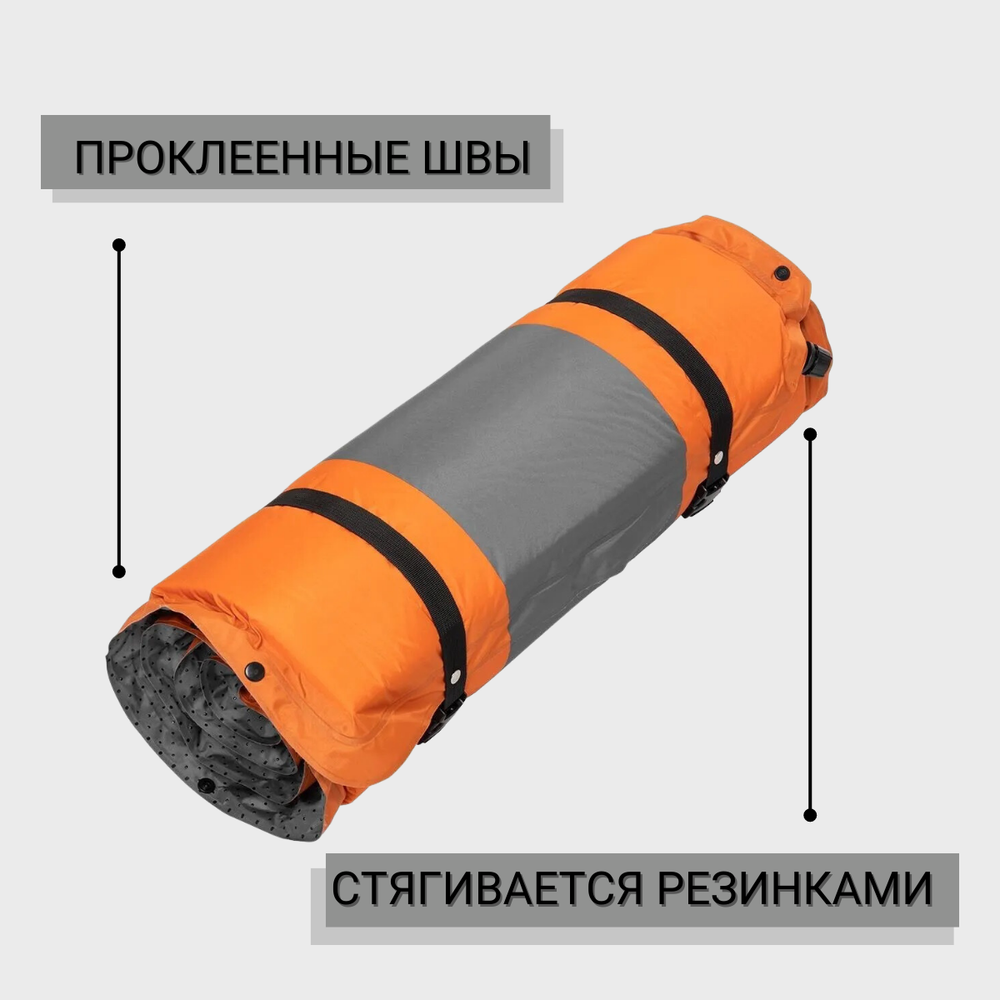 Коврик самонадувающийся с подушкой Nisus NA-004P