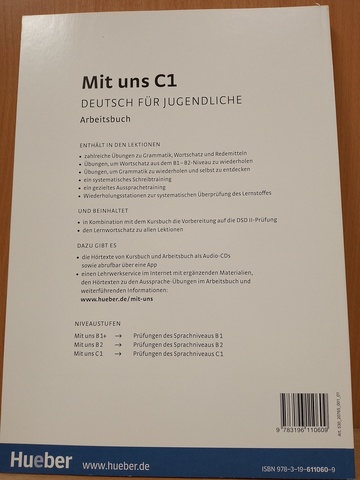 Mit uns C1. Arbeitsbuch. Deutsch fur Jugendliche.
