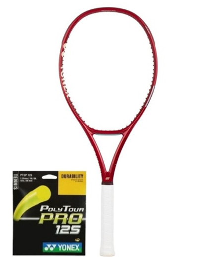 Теннисная ракетка Yonex Vcore 100D Ruby Red (305g) + струны