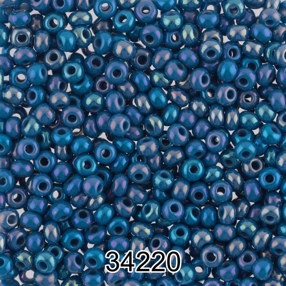 Бисер Preciosa 10/0 (2.3 мм), 500 г, 34220 (Ф028) голубой/меланж Бисер Preciosa 10/0 (2.3 мм), 500 г, 34220 (Ф028) голубой/меланж