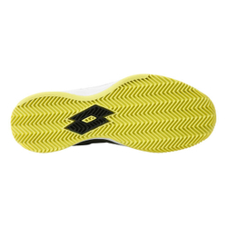 Женские Кроссовки теннисные Lotto Mirage 200 Clay W - all white/yellow neon/all black