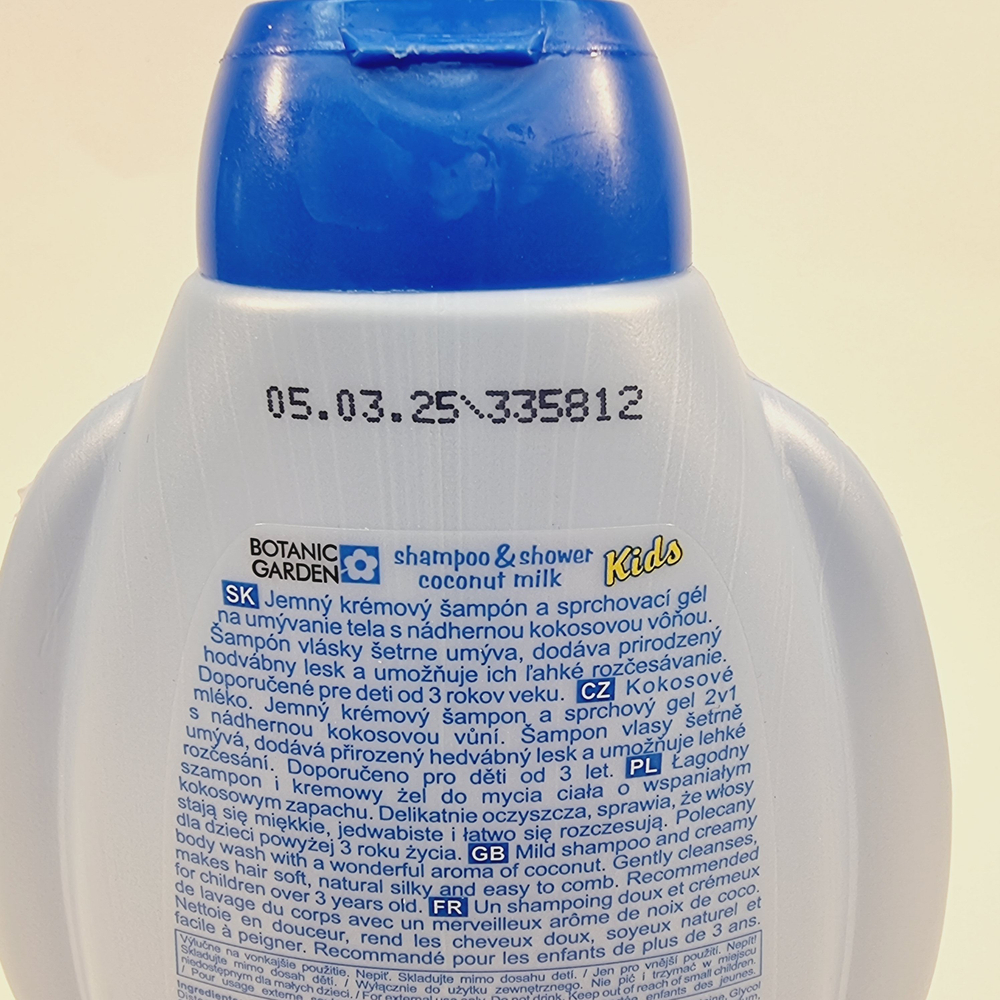 Детский шампунь-гель для душа Colutti KIDS 2 в 1 Coconut Milk 300 мл (Из Финляндии)
