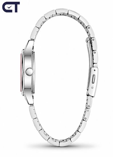 Casio LTP-V009D-4E General часы наручные женские — прямоугольная классика с нежно-розовым циферблатом