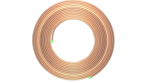 Труба медная 12,7x0,71x15000мм (1/2"х0,028") Refpipe Master SPL-12075-15RP