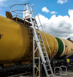 Вышка-стремянка алюминиевая для нефтяной промышленности MEGAL ВСА-5,0Н (3,6-5,0) -1