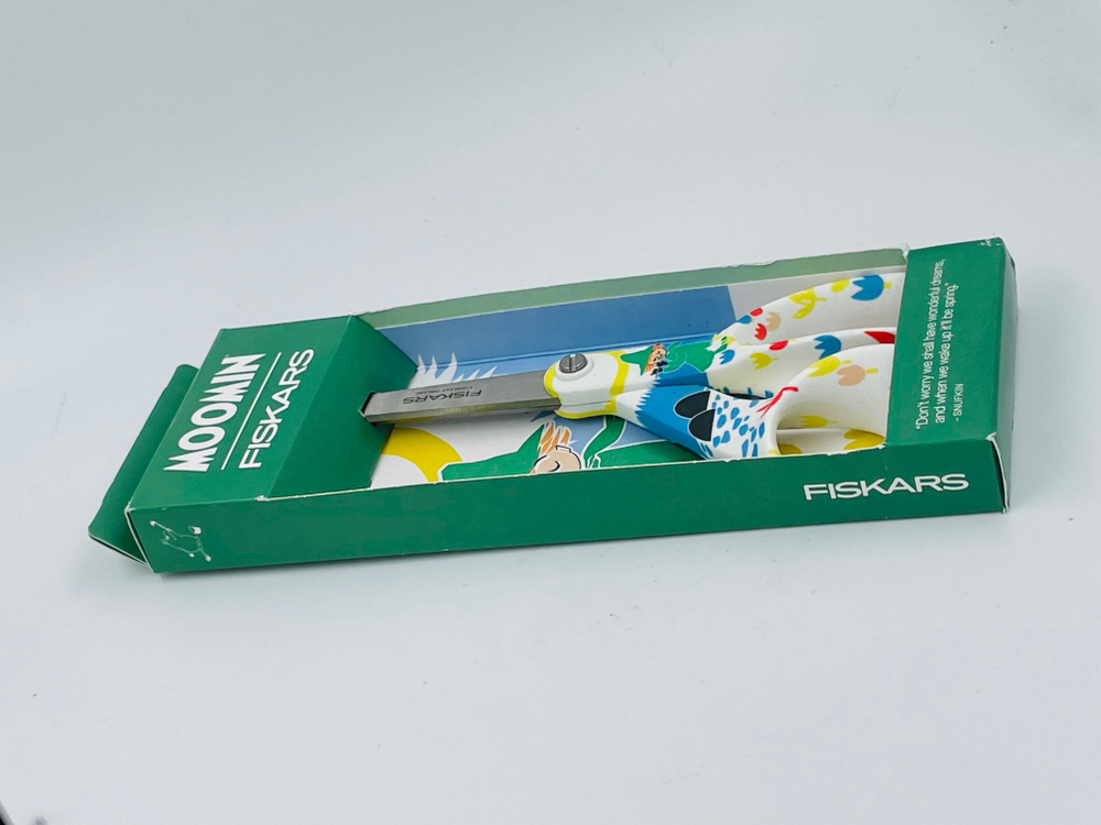 Ножницы Moomin универсальные, Snufkin, разноцветные, 21 см (из Финляндии)