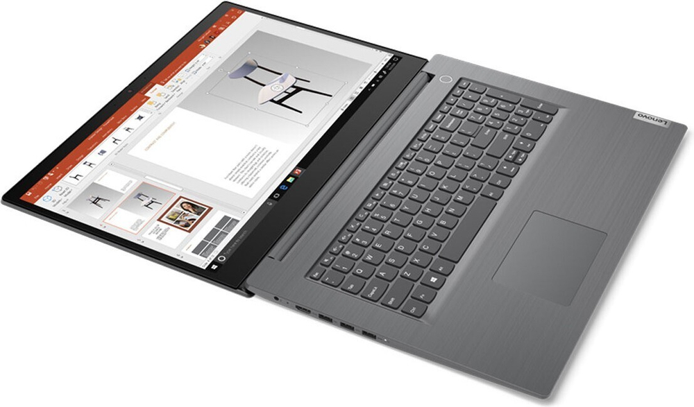 Ноутбук Lenovo V17-IIL (82GX0081RU) 17.3;(1920x1080)IPS/ i7-1065G7(1.3ГГц)/ 8Гб/ 256Gb SSD/ GeForce MX 330 2Гб/ нет DVD/ Win10 Pro/ Серый