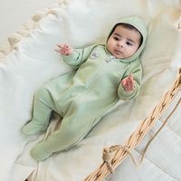 Комбинезон с капюшоном "Шалфей" утепленный 0+
