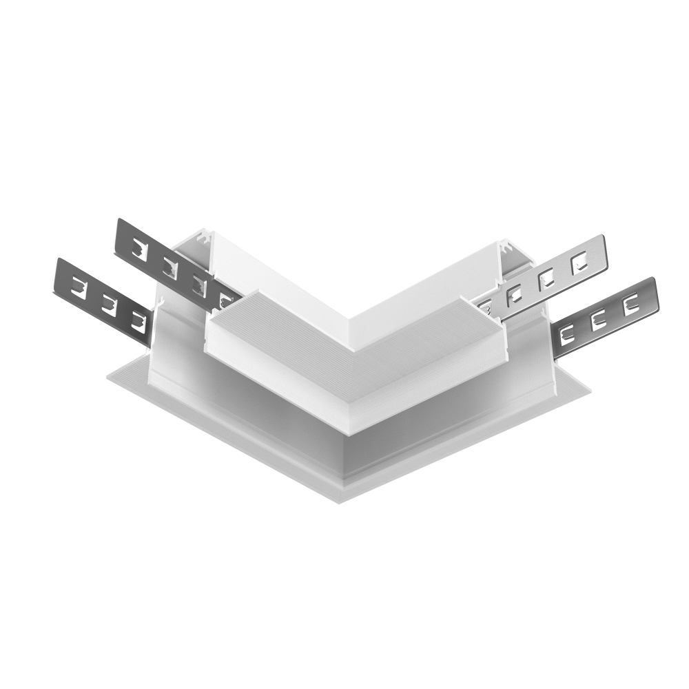 Коннектор угловой 90° встраиваемый под ГКЛ 9,5мм Maytoni Exility TRACL034-42W-R