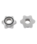 Гриф для штанги STARFIT BB-103 прямой, d=25 мм, металлический, с металлическими замками, 180 см