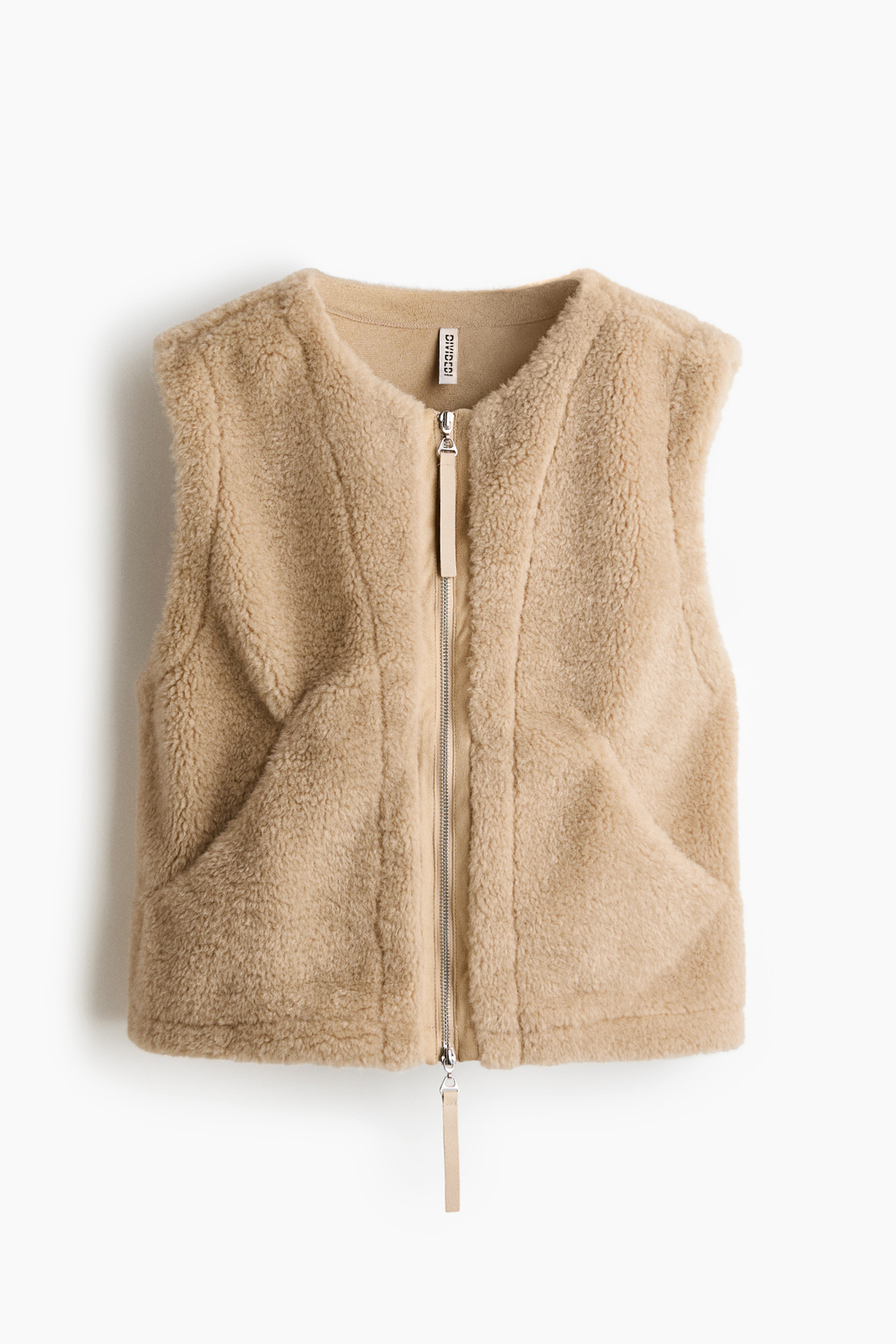 Жилет из плюша — прямой крой - H&M