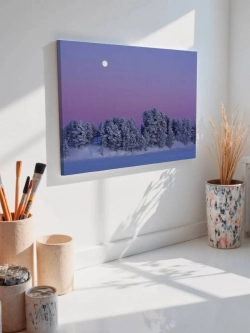 Картина на стену 40 X 50 Зимний пейзаж