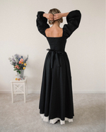 Платье Jaqueline maxi в чёрном цвете