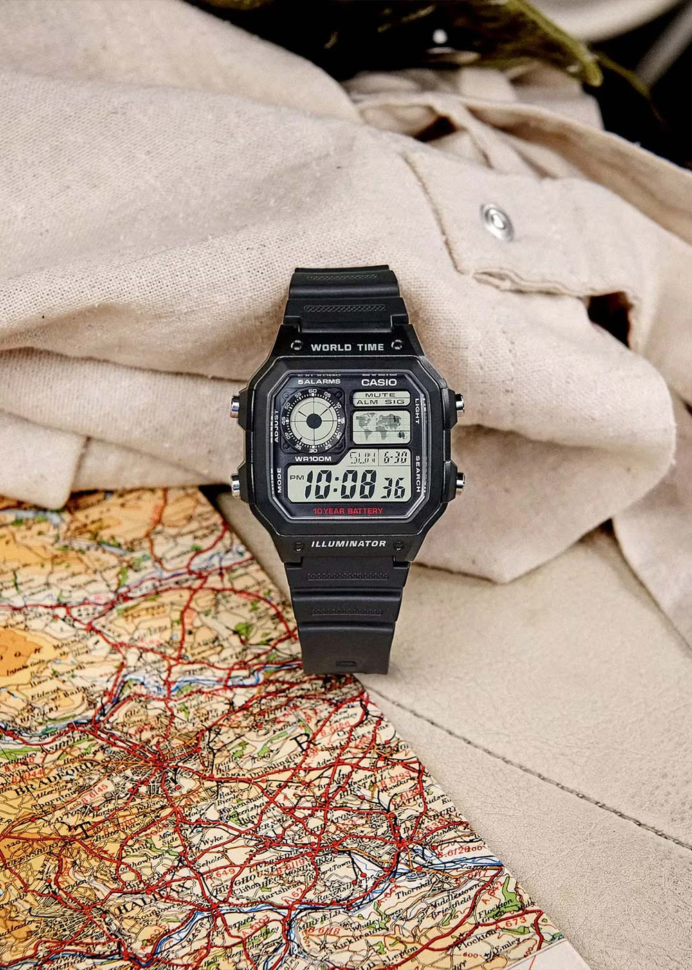 Часы Casio AE-1200WH-1A