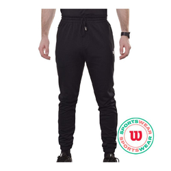 Мужские теннисные штаны Wilson Parkside Jogger - черный