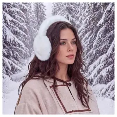 Меховые наушники