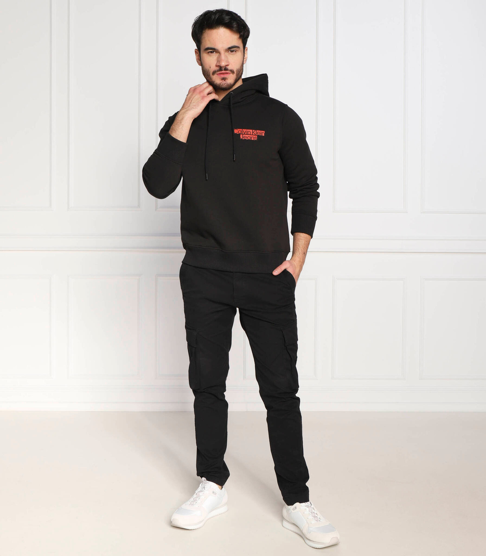 Худи seasonal blocked logo CALVIN KLEIN JEANS - черный(J30J321904)