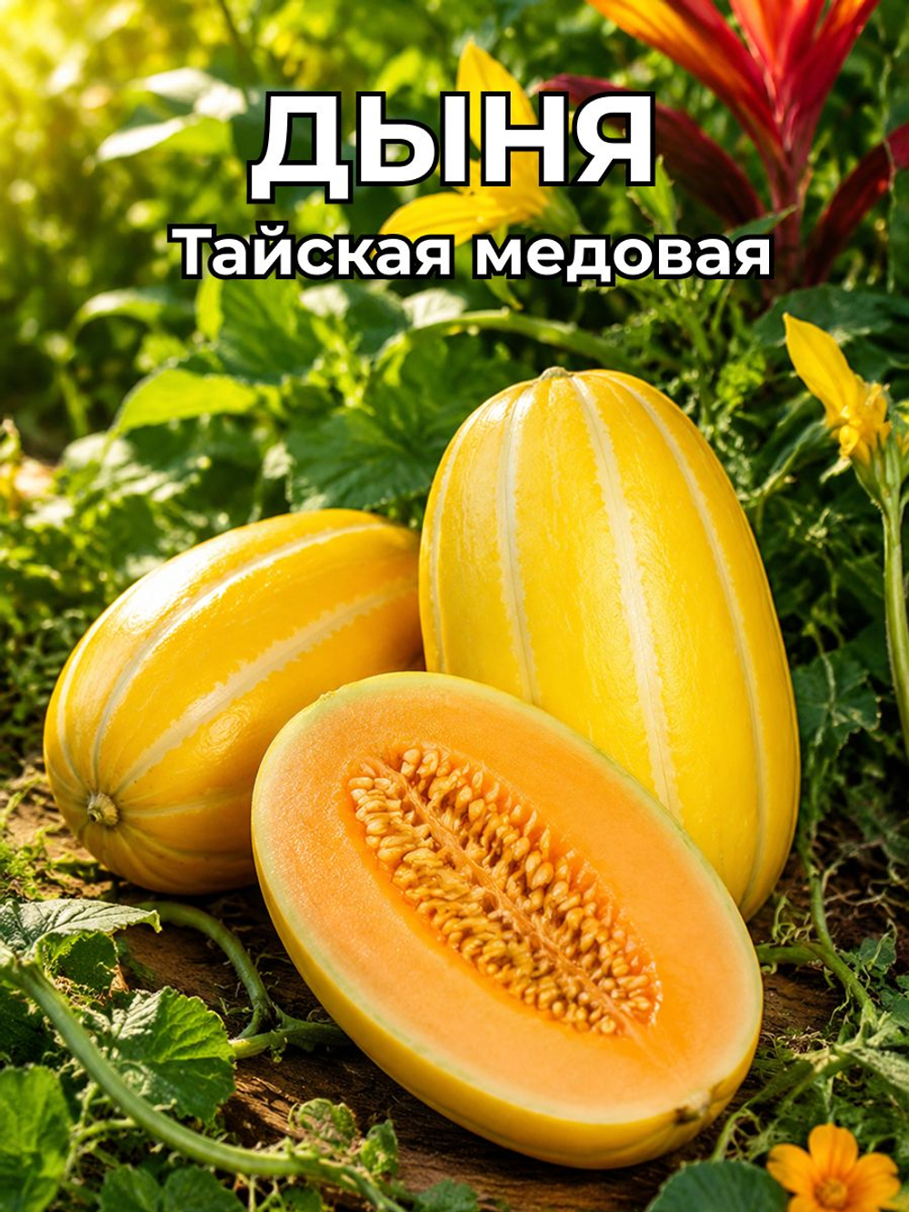 Дыня тайская медовая семена 5 штук
